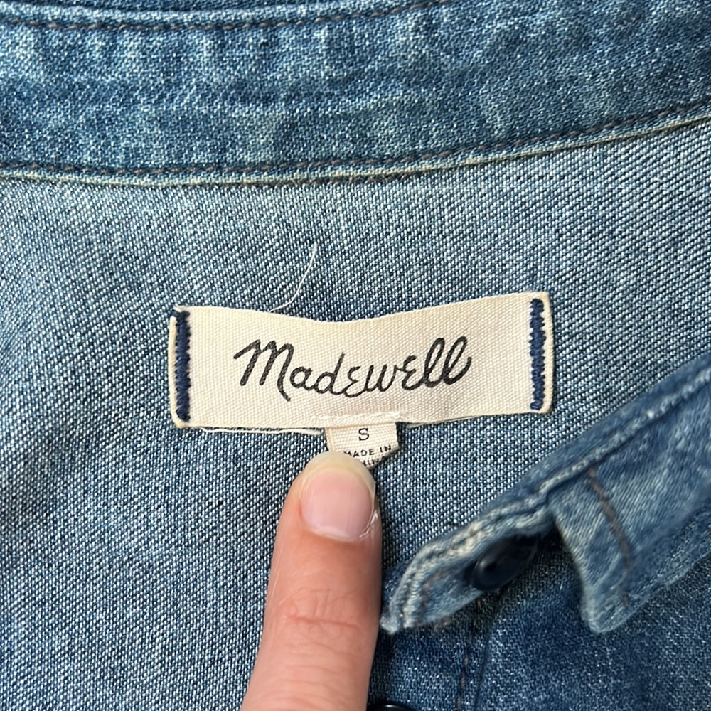 Madewell Jean Dress - Picture 3 of 3